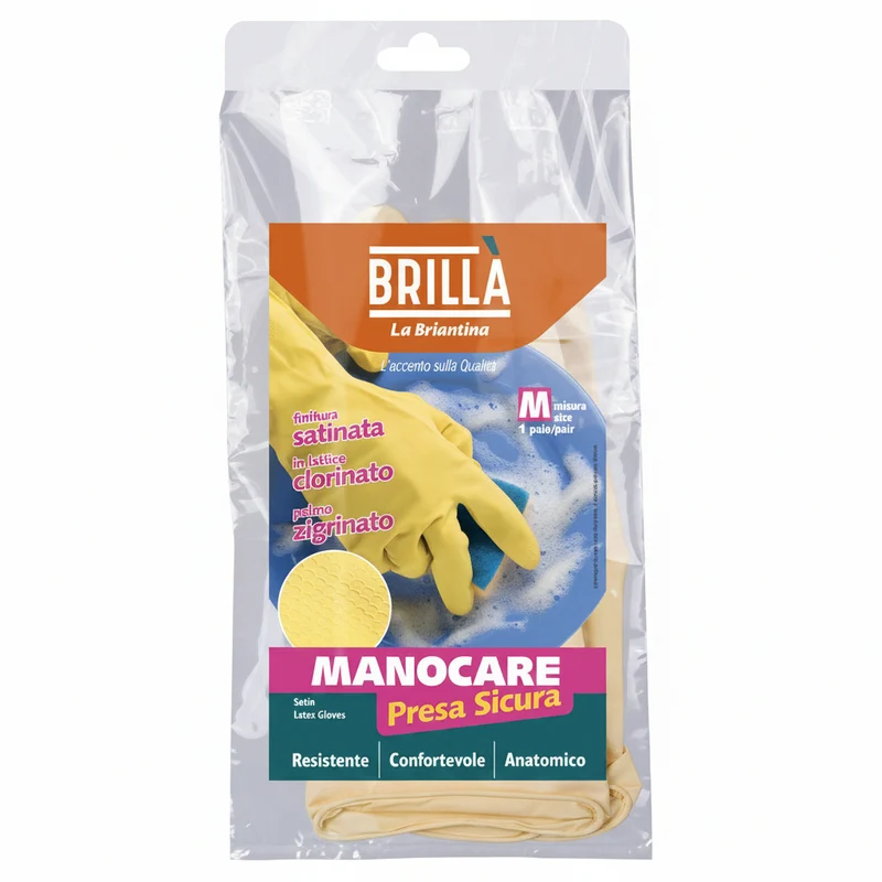 Brillà Guanti Satinati Manocare Medio