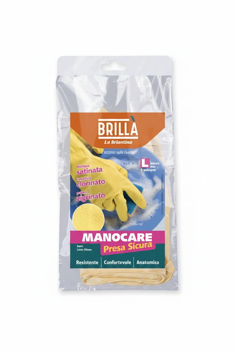 Brillà Guanti Satinati Manocare Grandi