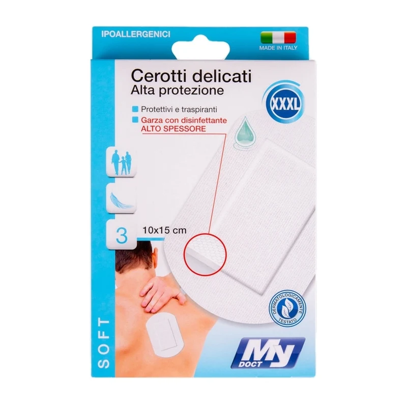 MyDoct Cerotti Soft Tnt Xxxl 10X15Cm 3 Pz