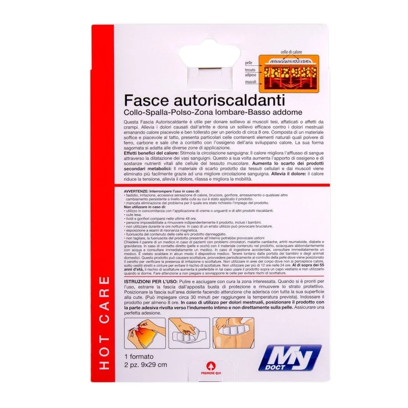 MyDoct Fasce Riscaldanti Collo, Spalla e Polso
