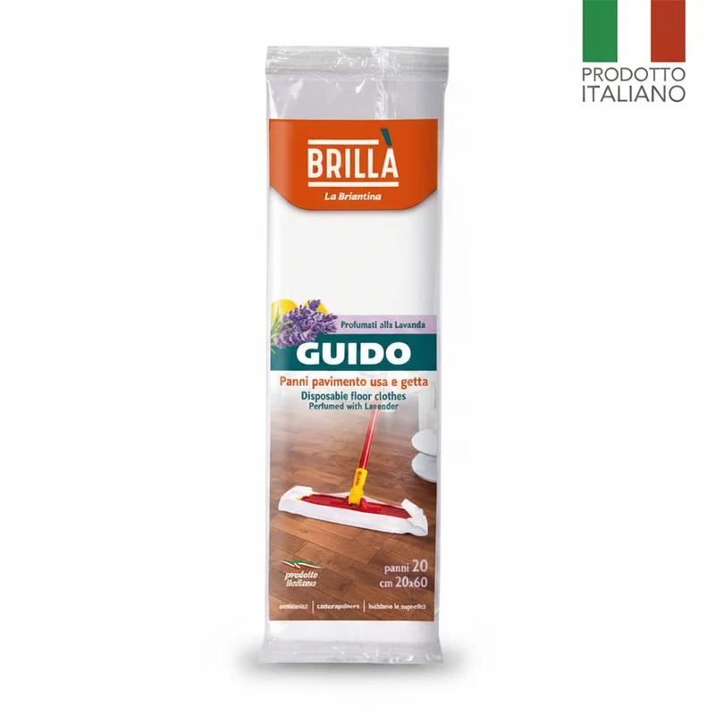 Brillà Panni Pavimenti Guido 20Pz. Lavanda