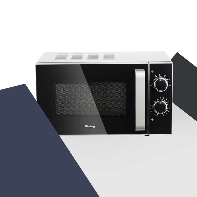 Ⓜ️🔵🔵🔵 H.Koenig VIO4 - Forno a microonde compatto e potente, 20 litri, diametro del piatto 24,5 cm, 700W