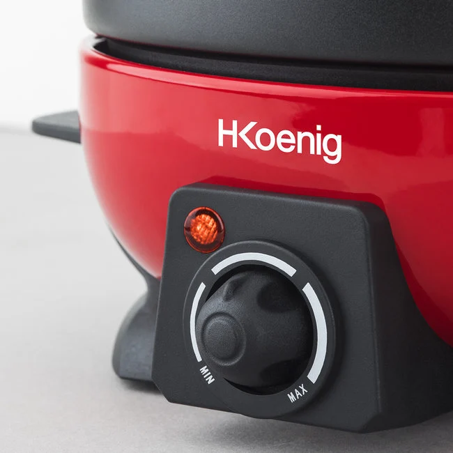 Ⓜ️🔵🔵🔵 H.Koenig ALP1800 - [📦🚨Spedizione immediata!🚚💨] Macchina per fonduta e bourguignonne CON SET di 6 FORCHETTE INCLUSE, 2 litri