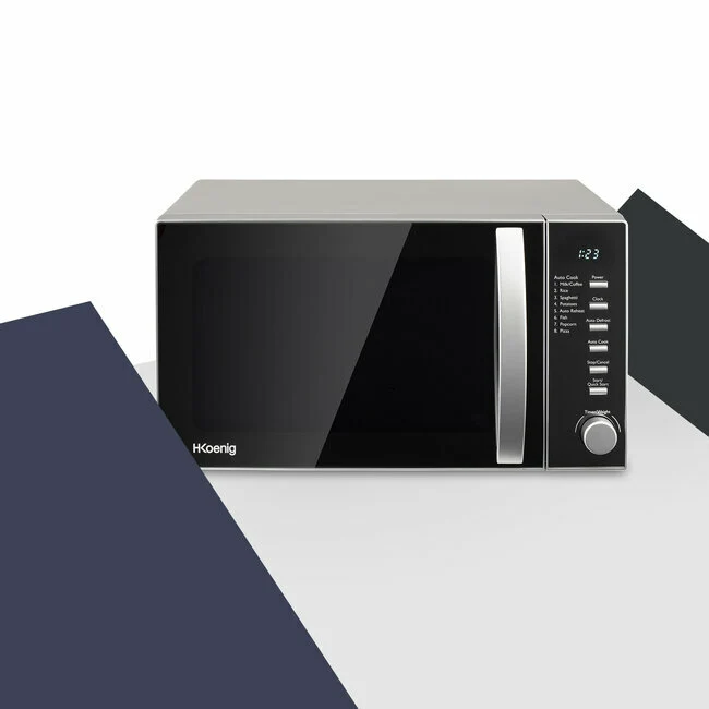 Ⓜ️🔵🔵🔵 H.Koenig VIO2 - Forno a microonde digitale, compatto, finitura a specchio, SENZA GRILL, potente: 700W