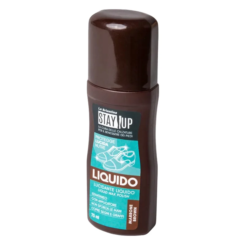 Brillà Lucido Liquido Marrone Per Calzature