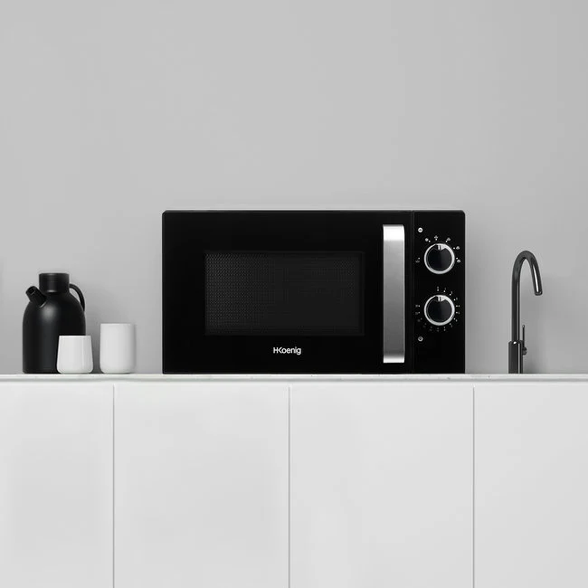 Ⓜ️🔵🔵🔵 H.Koenig VIO8 - Forno microonde, 20 litri, piatto roteante diametro 24,5 cm, 700 W