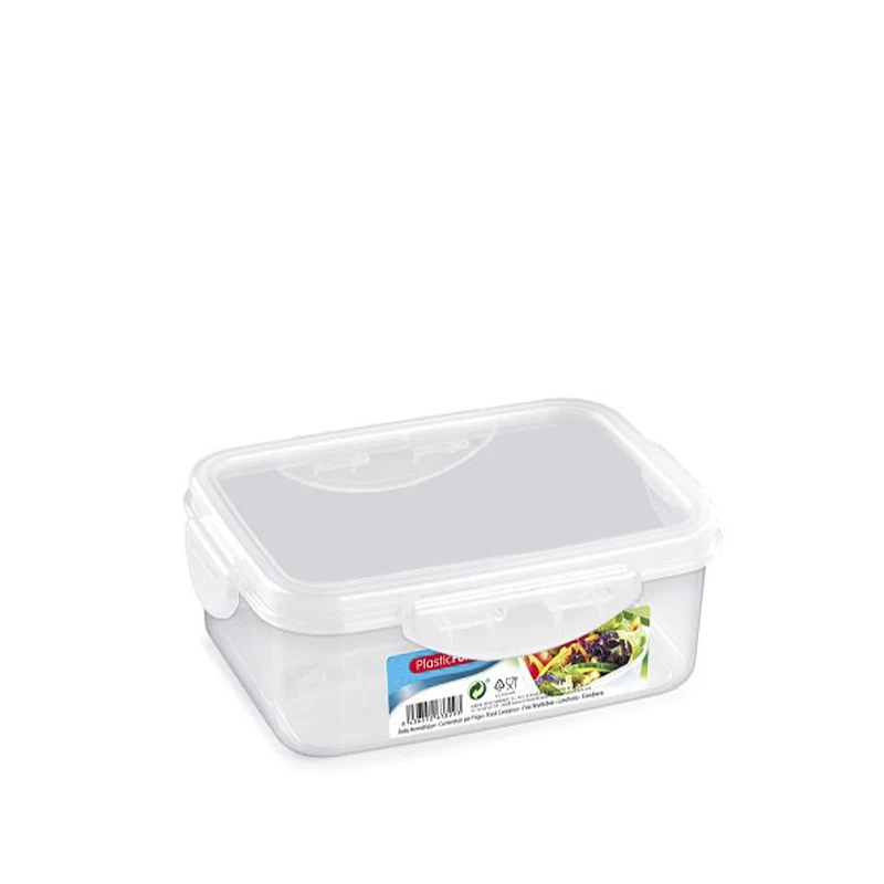 PlasticForte® Contenitore Click Rettangolare 600 Ml