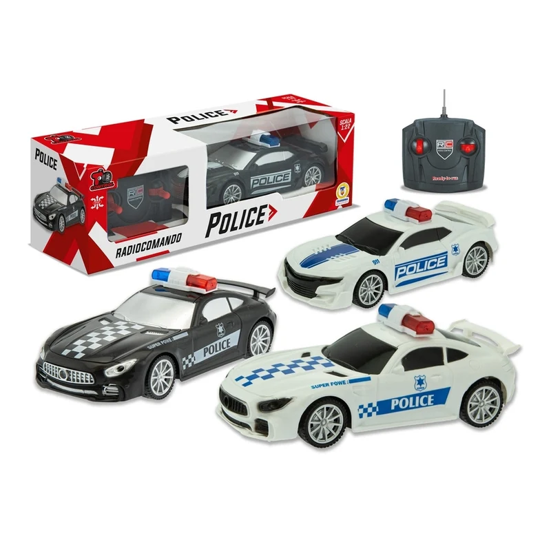 Teorema Radiocomandato Auto Police 27Mhz Scala 1:22