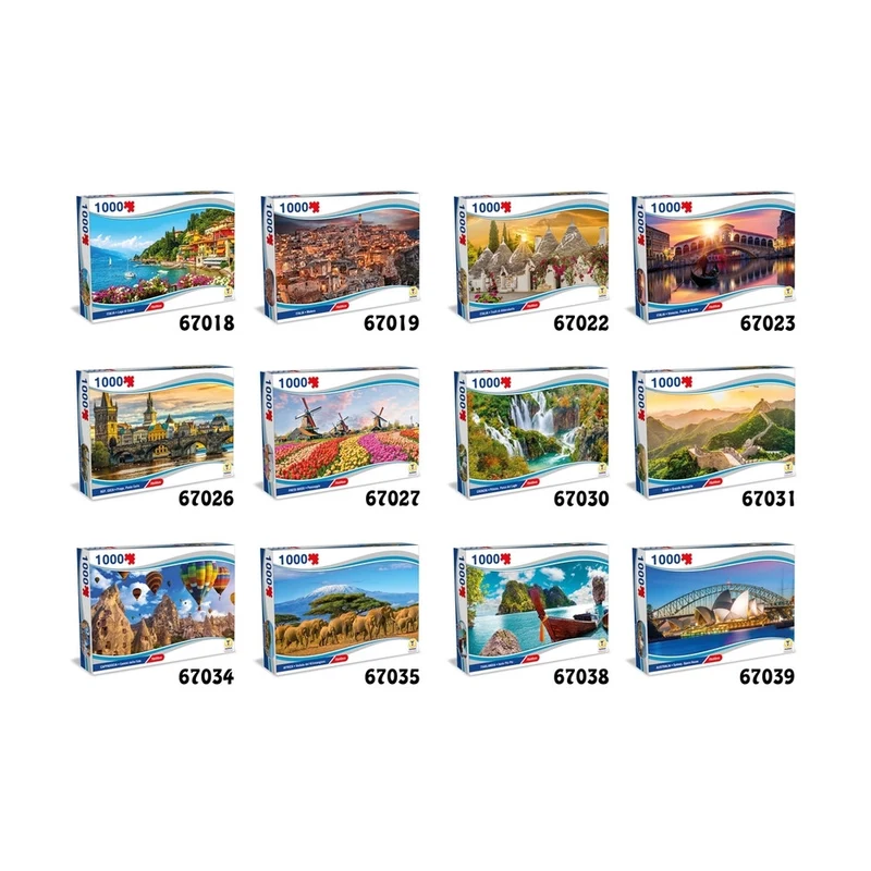 Teorema Mix Puzzle 12 Modelli 70X50Cm 1000Pz2