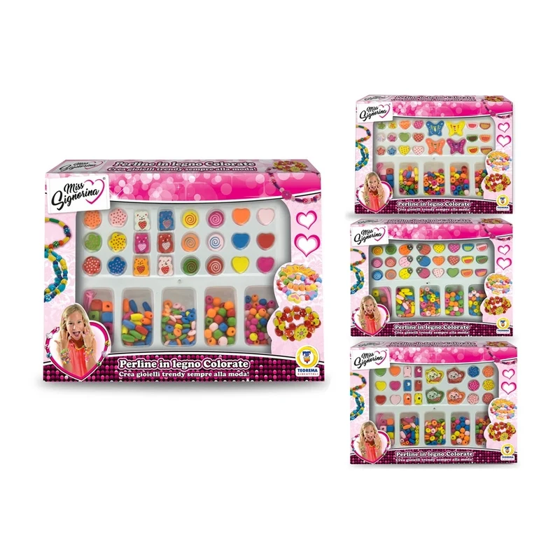 Teorema Perline Colorate In Legno
