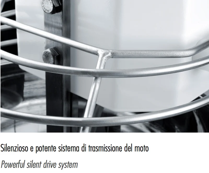 Ⓜ️🔵🔵🔵👌 Tre Spade impastatrice SKM-47 75400 - Impastatrice a spirale da 47 litri, qualità professionale, Made in Italy
