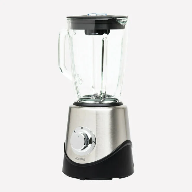 Ⓜ️🔵🔵🔵 H.Koenig MX15 - Frullatore 3 in 1, CARAFFA IN VETRO, 3 in 1 per frullatore, tritaghiaccio, mixer