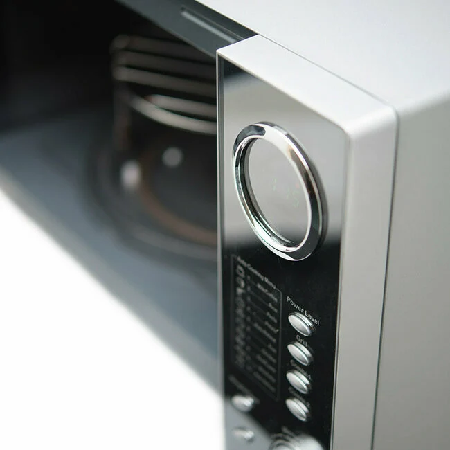 Ⓜ️🔵🔵🔵 H.Koenig VIO9 - Forno a microonde combinato CON GRILL, sportello a effetto specchio, 25 litri, controlli elettronici, schermo LCD