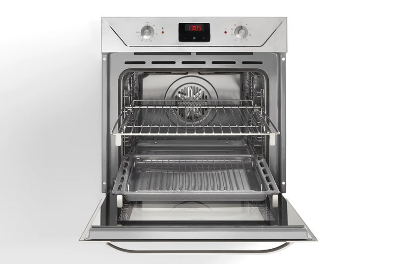 Ⓜ️🔵🔵🔵 Alpes F600 - Forno elettrico da incasso con timer touch control, largo cm 60, con camera di cottura smaltata, capacità 65 litri