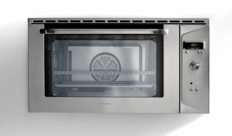 Ⓜ️🔵🔵🔵 Alpes FS/9R - Forno elettrico da incasso, largo cm 90, versione ribassata, con camera di cottura smaltata, capacità 104 litri