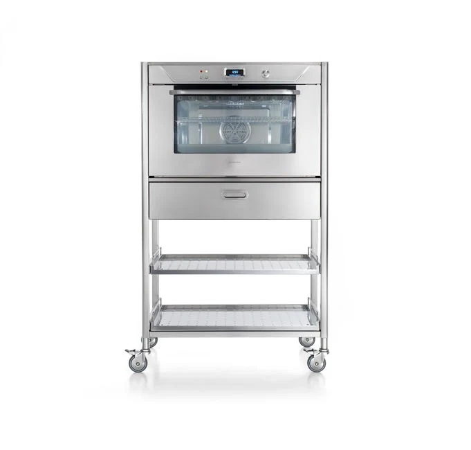 Ⓜ️🔵🔵🔵👌 Alpes F90 - Forno elettrico da incasso, largo cm 90, con camera di cottura in acciaio inox, capacità 104 litri