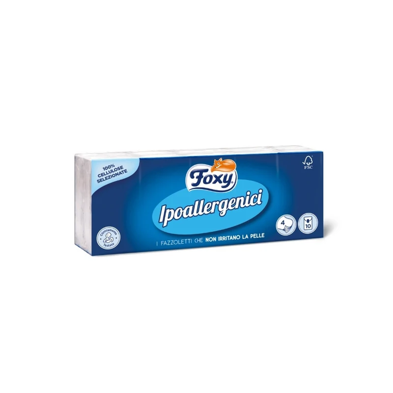 Foxy Fazzoletti Ipoallergenici 10Pz.