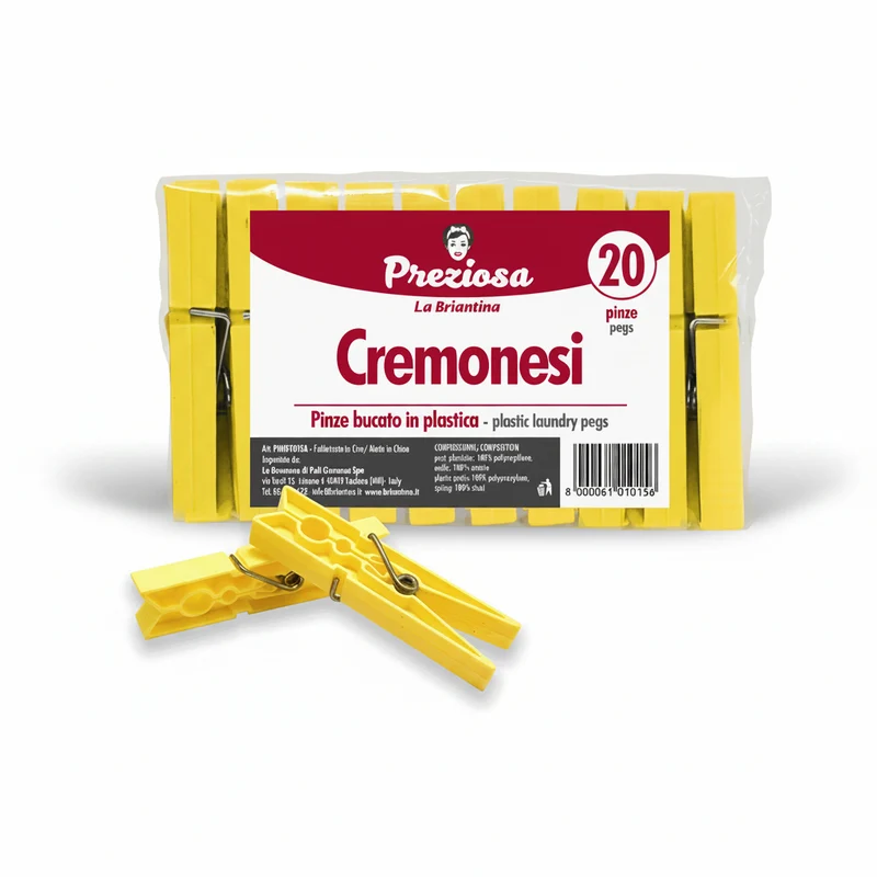 Brilla Pinze Bucato Cremonesi 20Pz