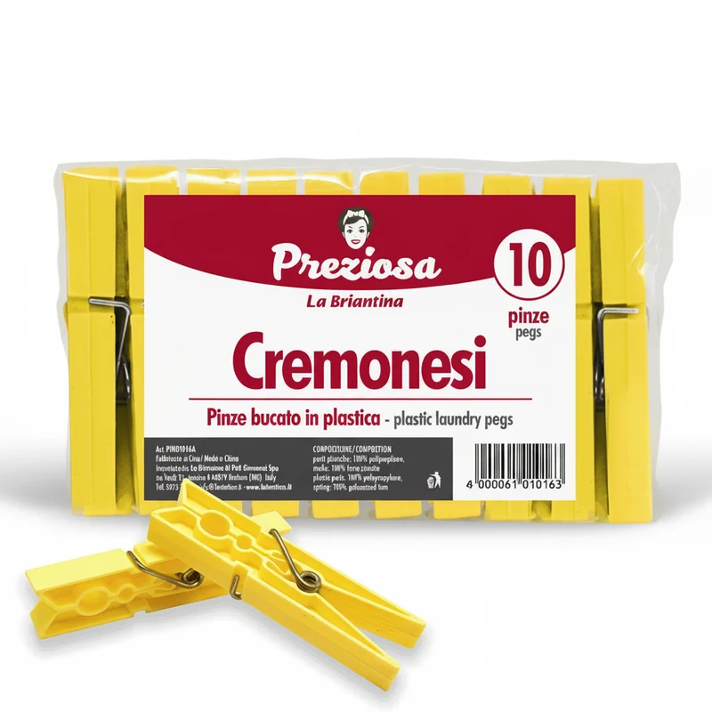 Brillà Pinze Bucato Cremonesi 10Pz