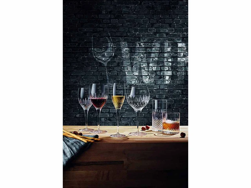 Calice vino bianco Diamante da 38cl, set da 4 calici