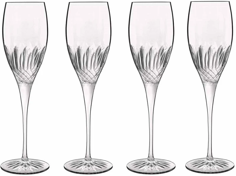 Calice prosecco Diamante da 22cl, set da 4 calici