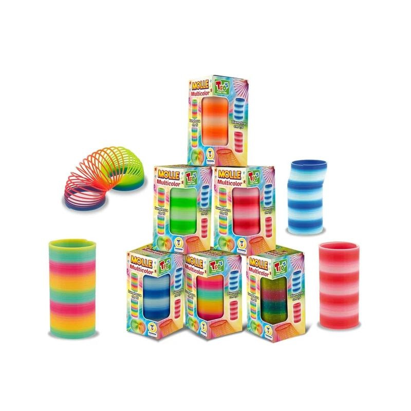 Teo's Molla Multicolore 6 colori 7.5 Cm