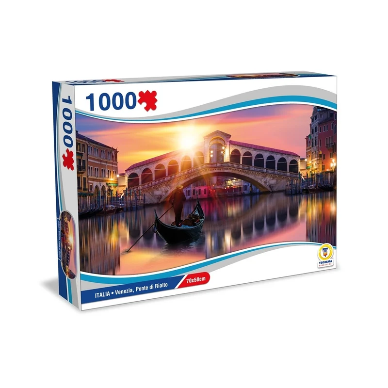 Puzzle Italia Venezia Ponte Di Rialto 70X50Cm