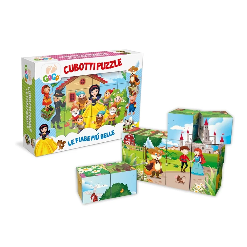 Gogo Cubotti Puzzle Fiabe Italiane 12 Pz