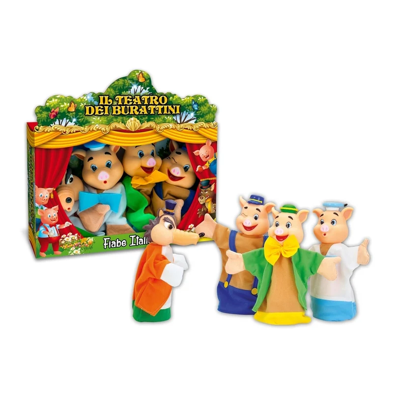 Teorema Marionette Teatrino Fiabe Italiane 4 Pz