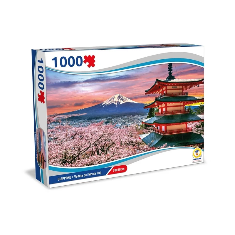 Puzzle Giappone Veduta Monte Fuji 1000Pz 70X50Cm