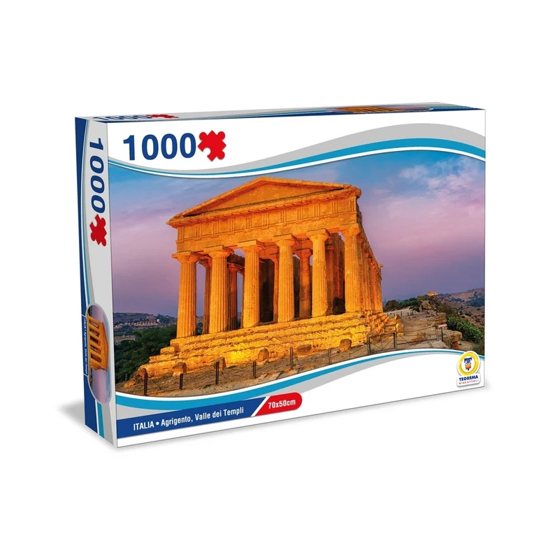 Puzzle Italia Agrigento Valle Dei Templi 70X50Cm
