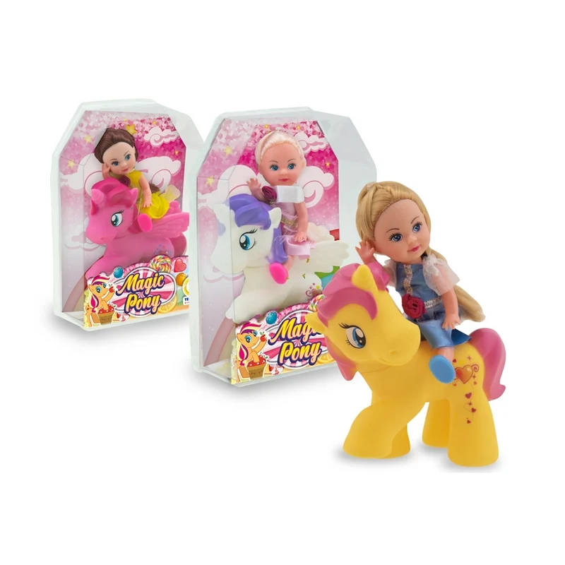 Miss Signorina Magic Pony Con Bambola 3 Assortito