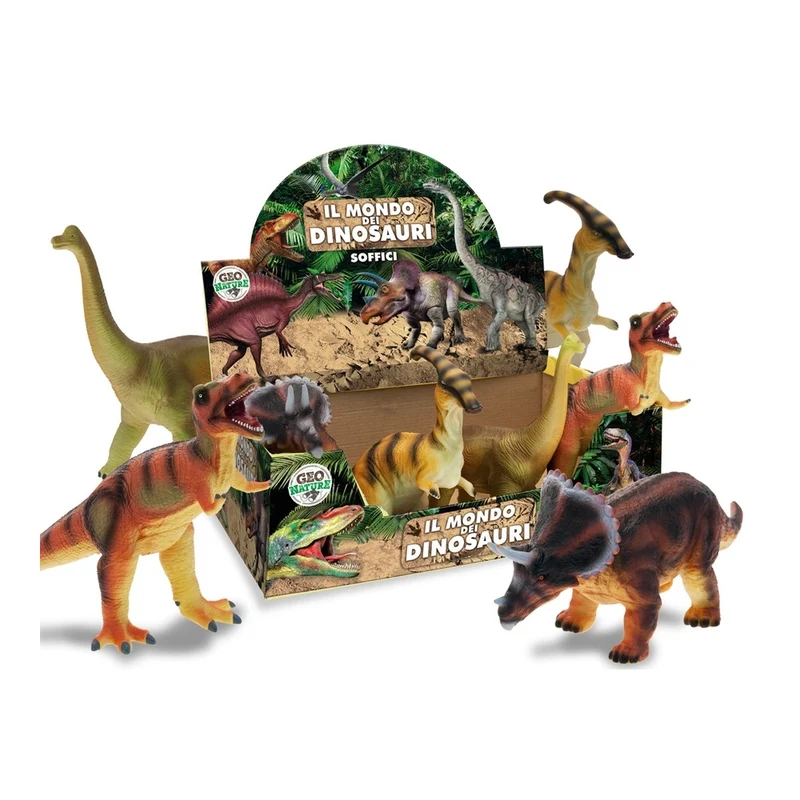 Geo Nature Dinosauri Soffici 4 Modelli Assortiti 30Cm