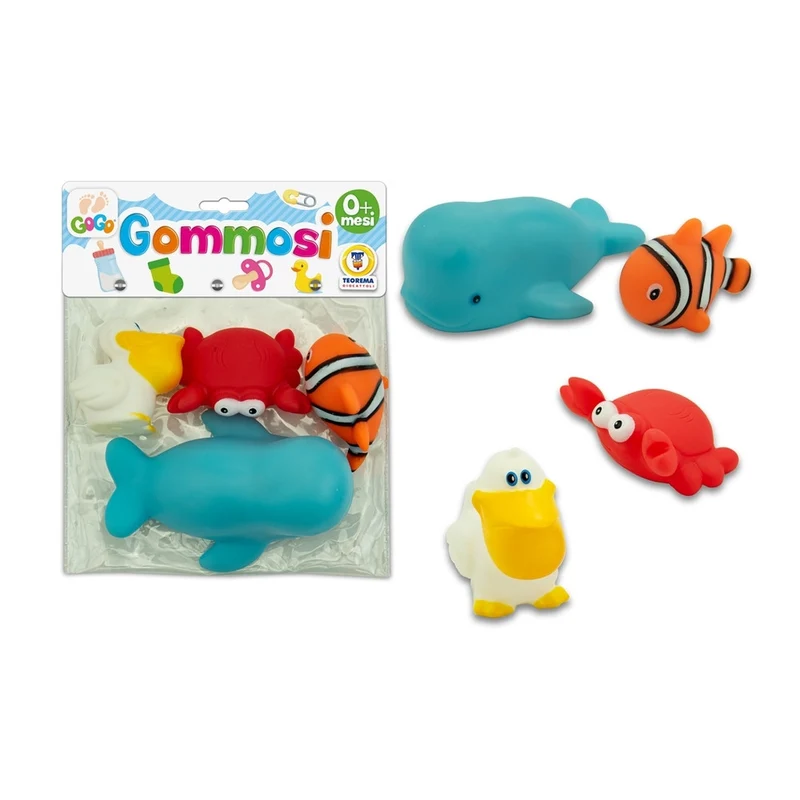 Teorema Gommosi Animali Marini 4 Pz