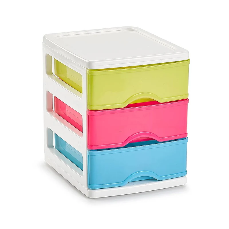 PlasticForte® Cassettiera Turia 3 Cassetti