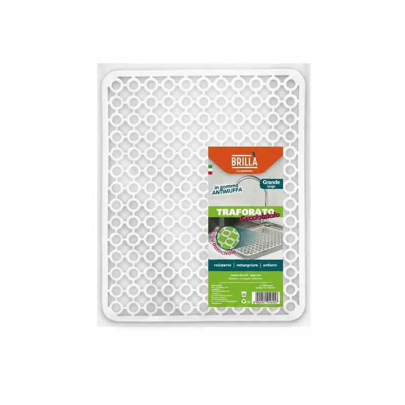 Brillà Tappeto Traforato Grande Bianco