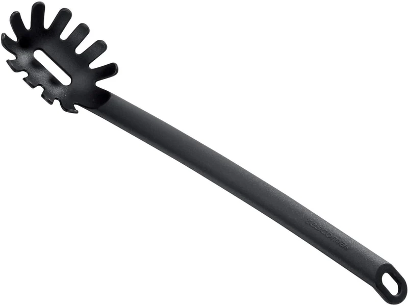 Mestolo servispaghetti in nylon nero 32 cm Tescoma Space