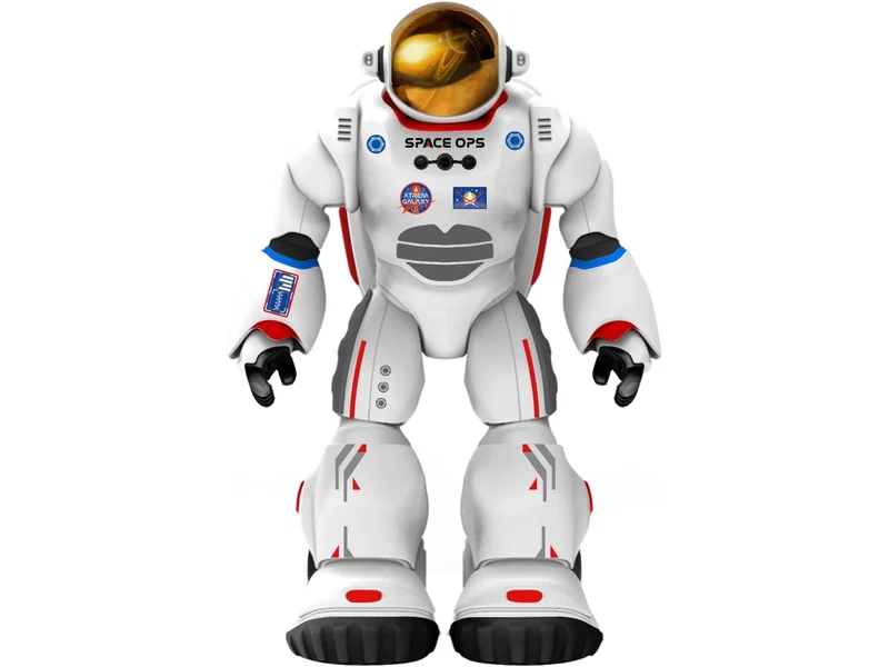 Robot blue rocket - charlie the astronaut