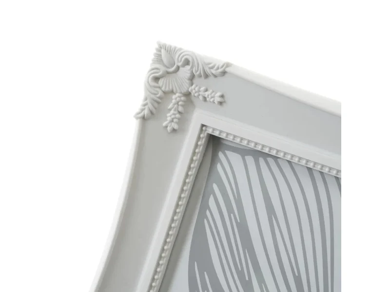 Cornice in plastica bianca stile shabby chic finestra foto 20x25 cm - Casaseleccion