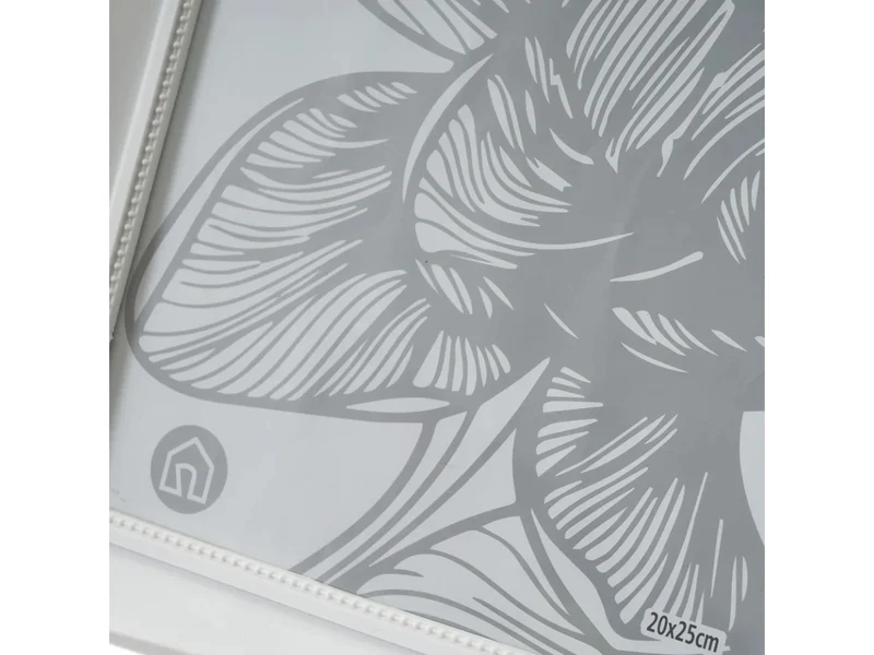 Cornice in plastica bianca stile shabby chic finestra foto 20x25 cm - Casaseleccion