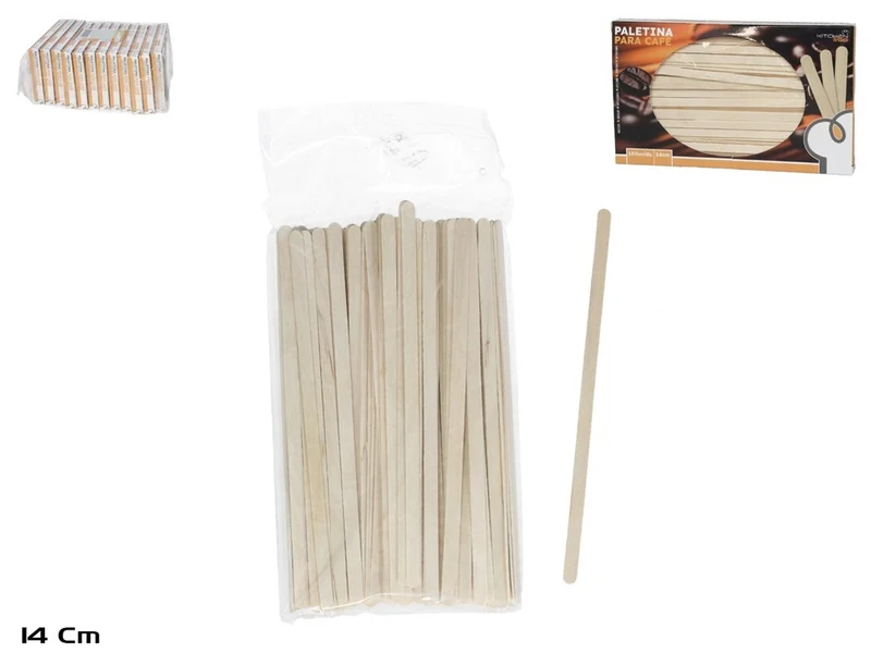 Palettine per caffÃ¨ in legno, 14 cm - Kitchen&go