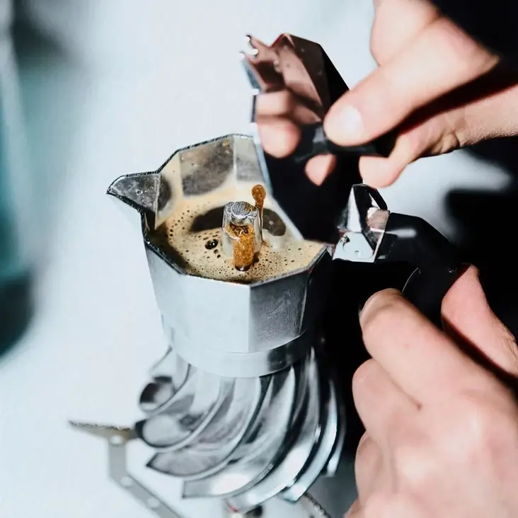 Set caffè per uno Turbo Moka 1 tazza e tazzina Brandani Shanti