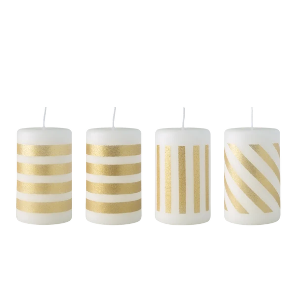 Villeroy & Boch - Christmas Chic Candela Bianca Oro 4 pz - 1486777431