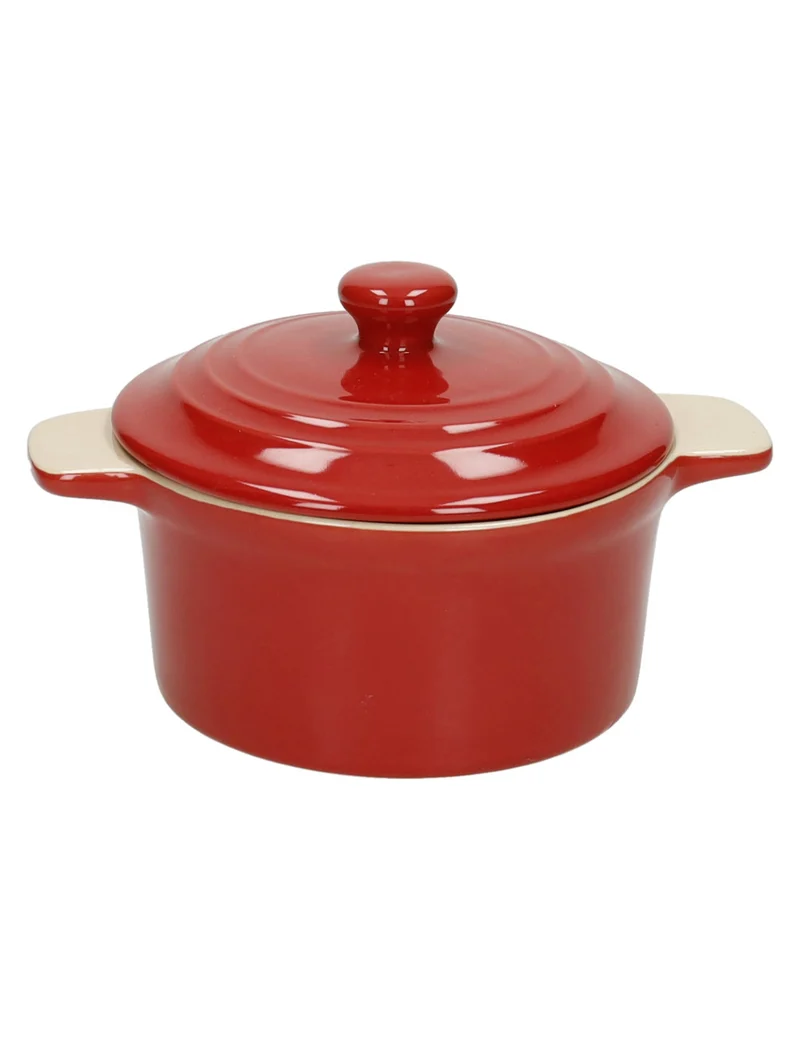 Brandani Cocotte rossa in Stoneware Piccola