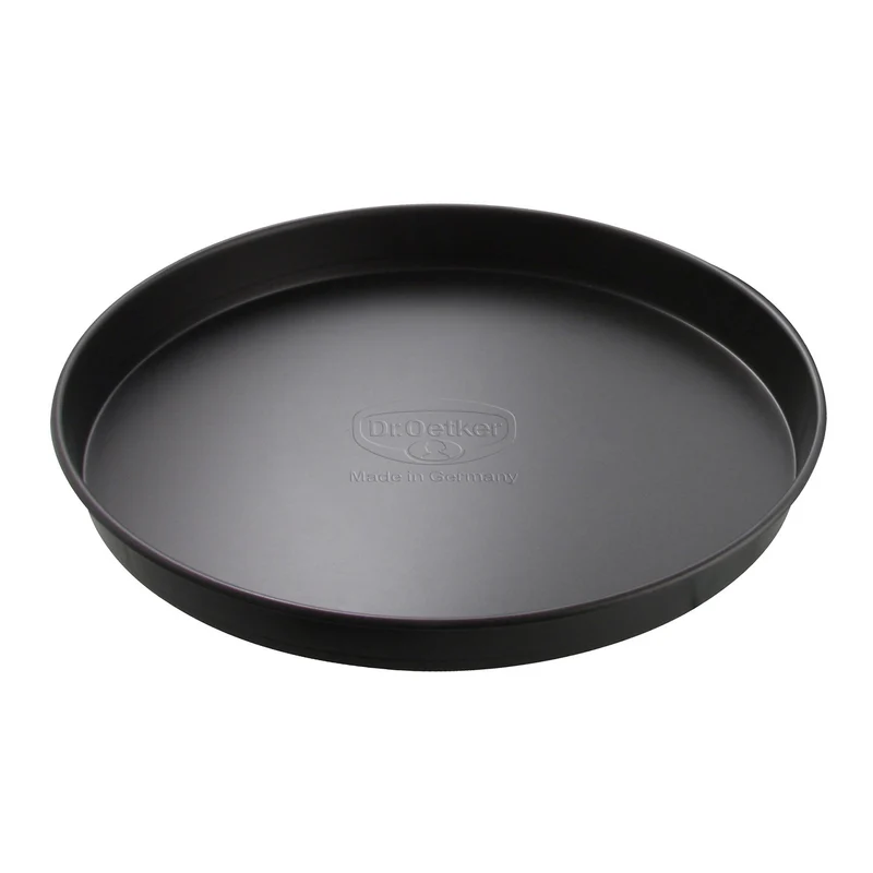 Teglia per pizza, acciaio al carbonio, 28x3 cm