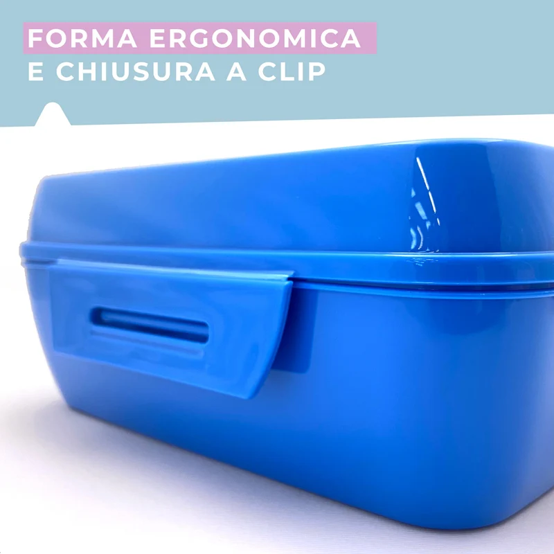 Set da 2 lunch box, design astronauta, 20 x 13 x 8,5 cm