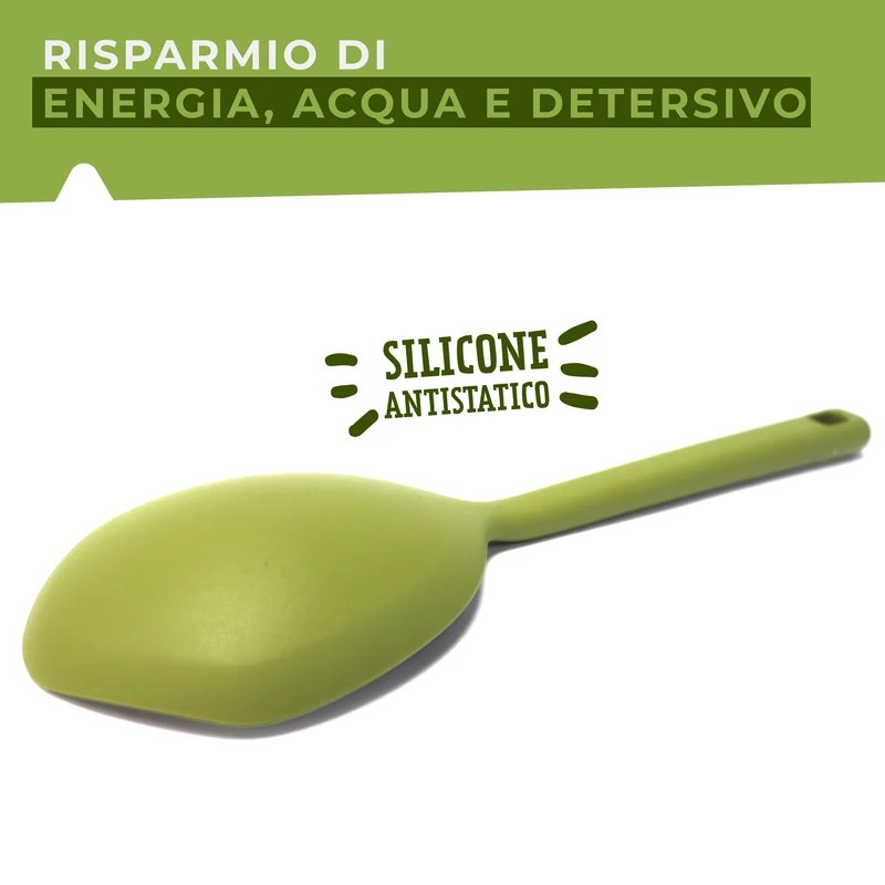 Cucchiaio in silicone, Linea Oliva