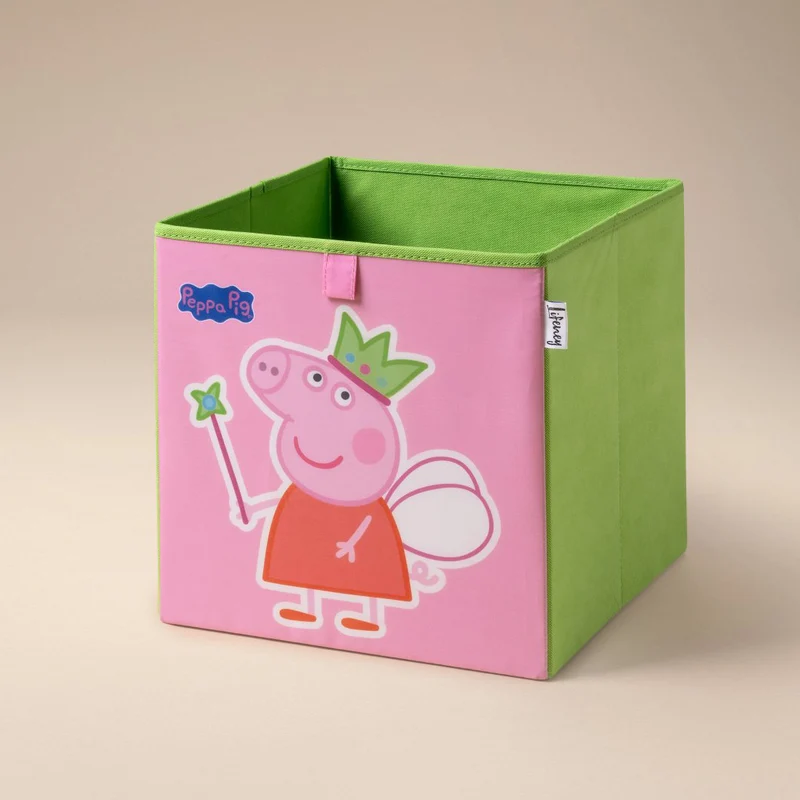 Scatola portaggetti, design Peppa Pig, 30x30x30 cm