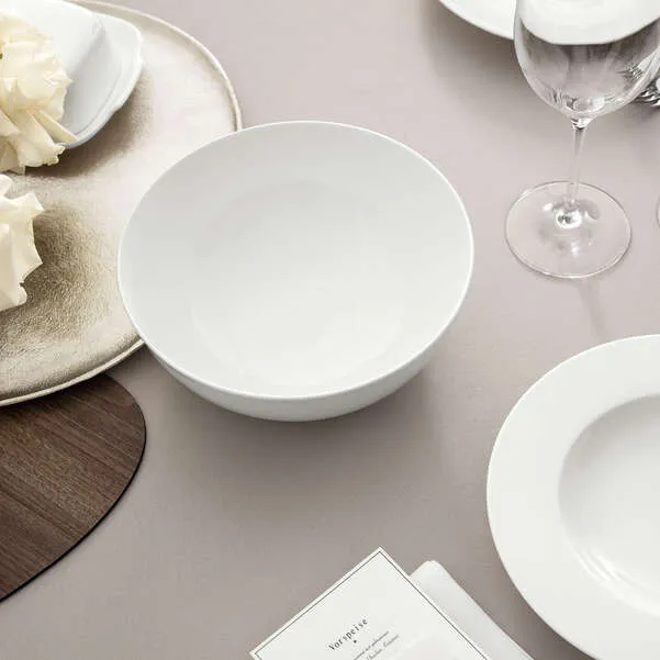 Royal Scodella da pasta/portata bianca, 1,5 l, Premium Bone Porcelain 23 cm