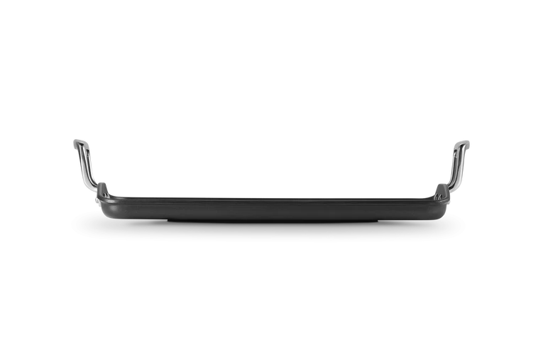 Grill grande liscio in alluminio antiaderente 35 cm